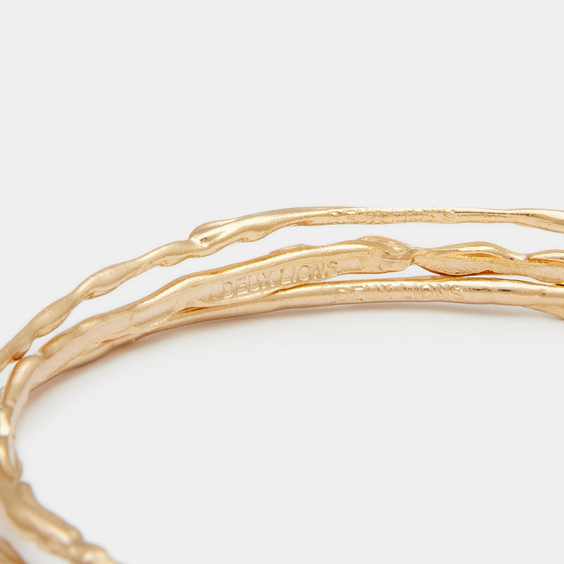 Terra Bangle Set in Solid Gold