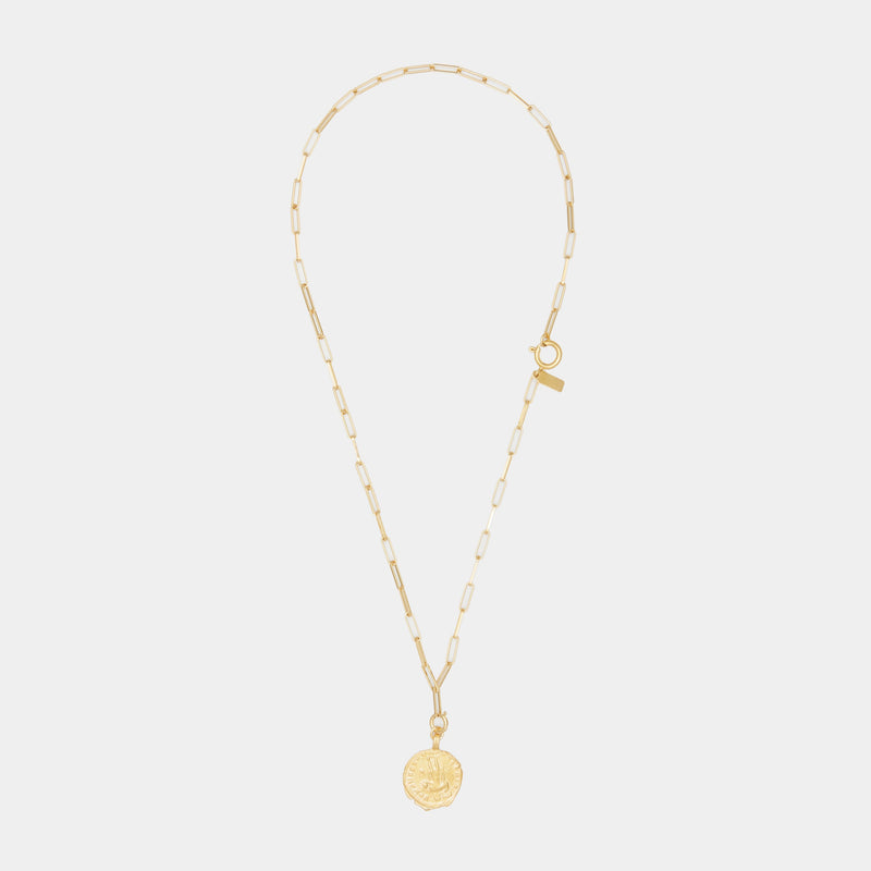 Sophia Charm on Cairo Chain in Solid Gold