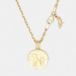 Cléo Lioness Necklace in Solid Gold for Him