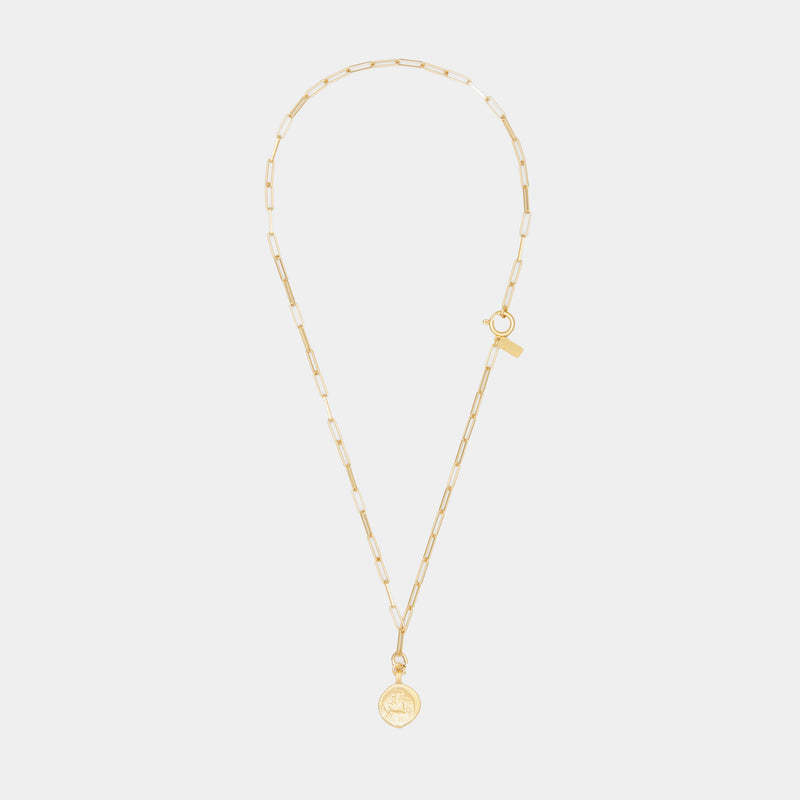 Theodora Charm on Cairo Chain in Gold