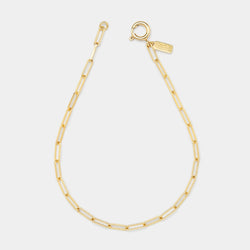 Cairo Link Anklet in Gold