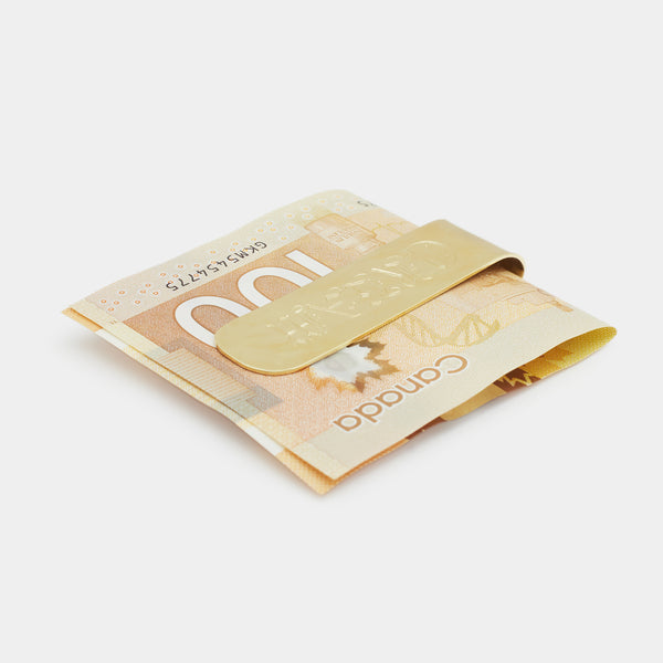 Custom Money Clip in Brass