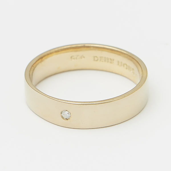 5mm Henchey Band Flat in Gold