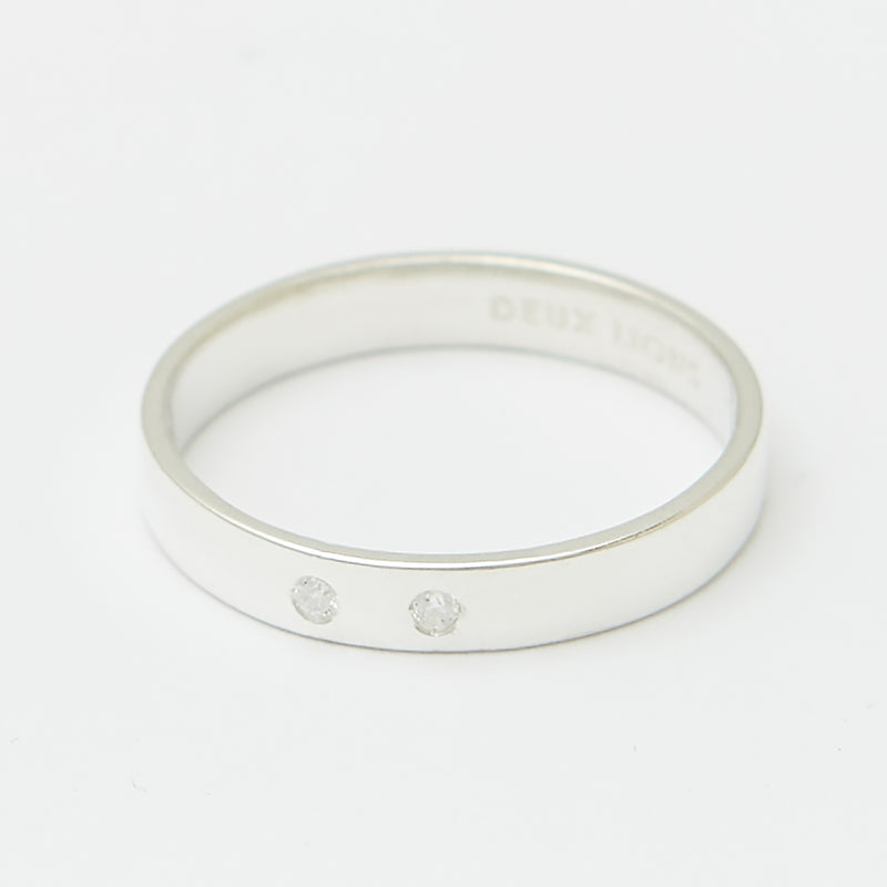 3.5mm Henchey Band Flat in Sterling Silver for Her