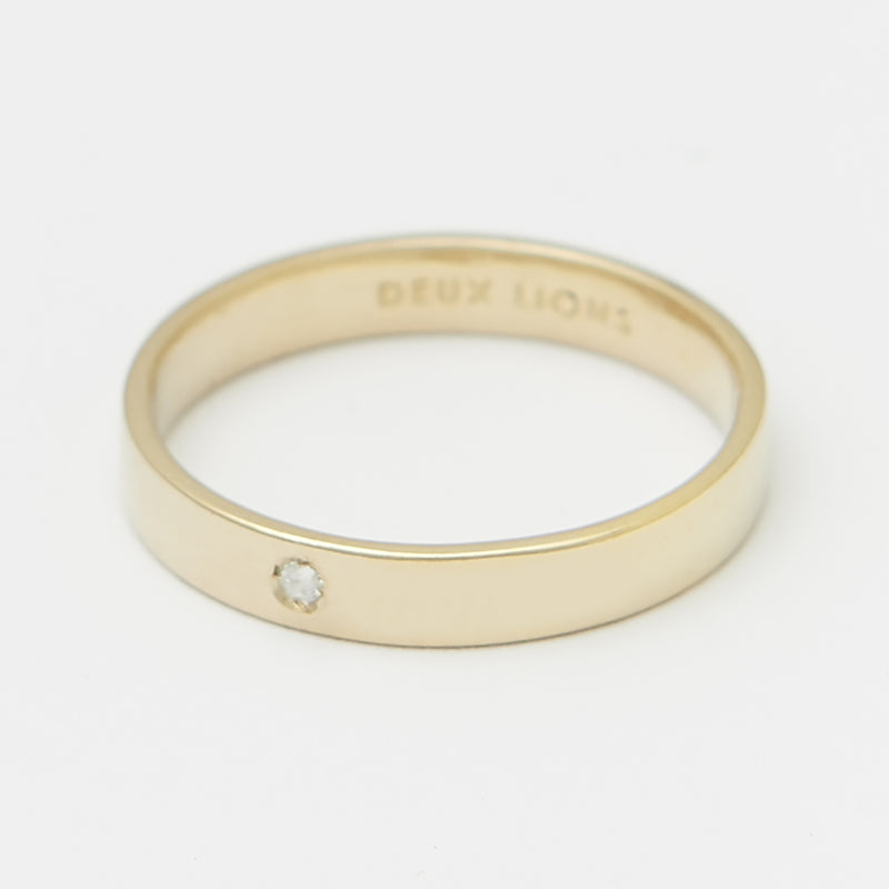 3.5mm Henchey Band Flat in Gold for Her