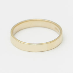 3.5mm Henchey Band Flat in Gold