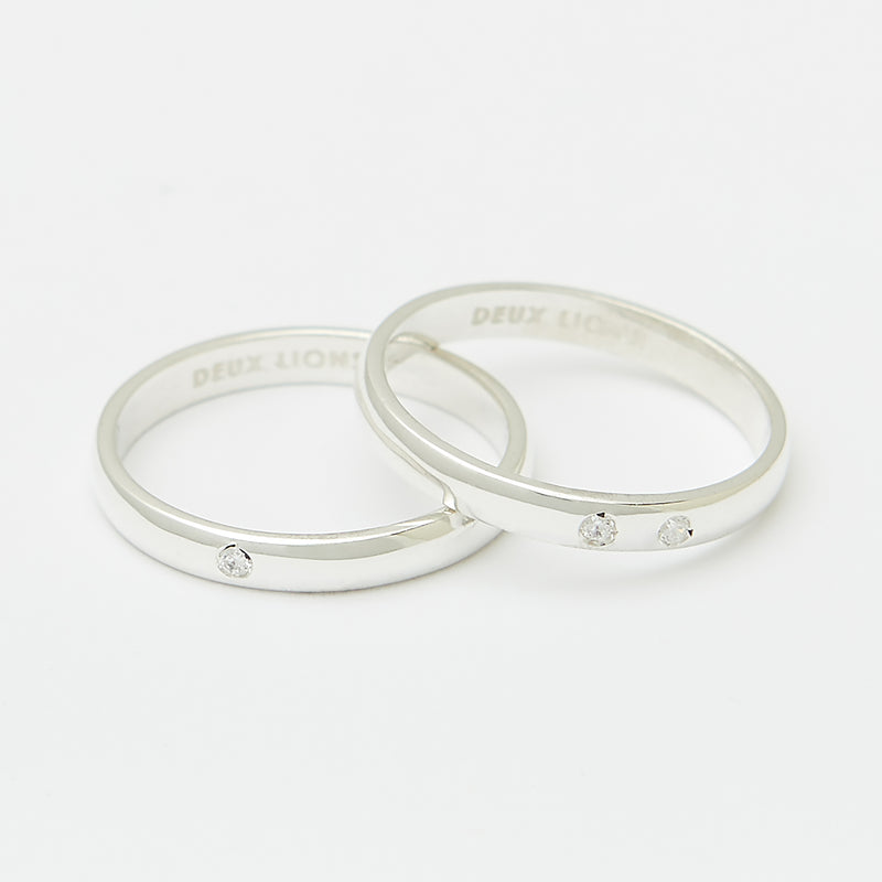 3mm Henchey Band Bombé in Sterling Silver for Her