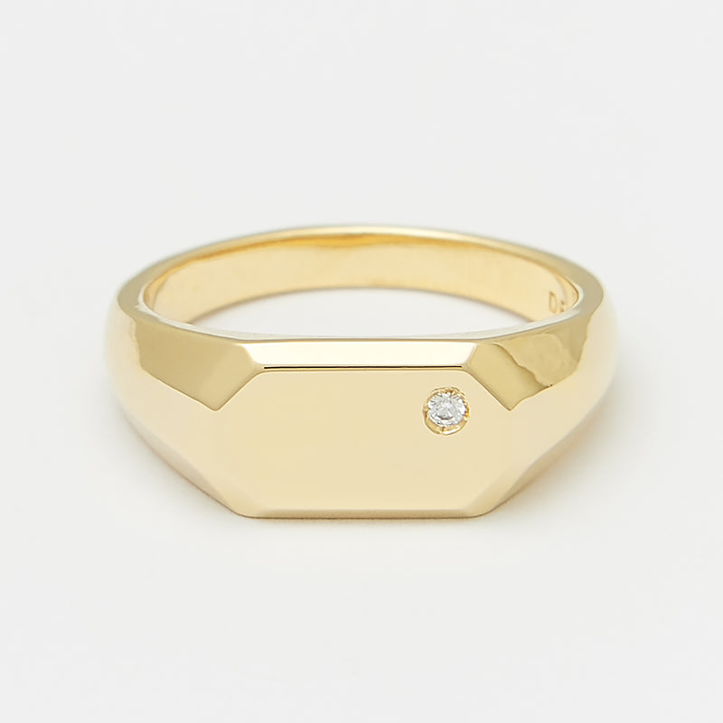 Emmet Signet Ring in Gold