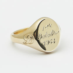 Gaston Signet Ring in Gold