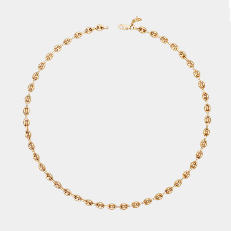 Petit Port Link Chain in Gold