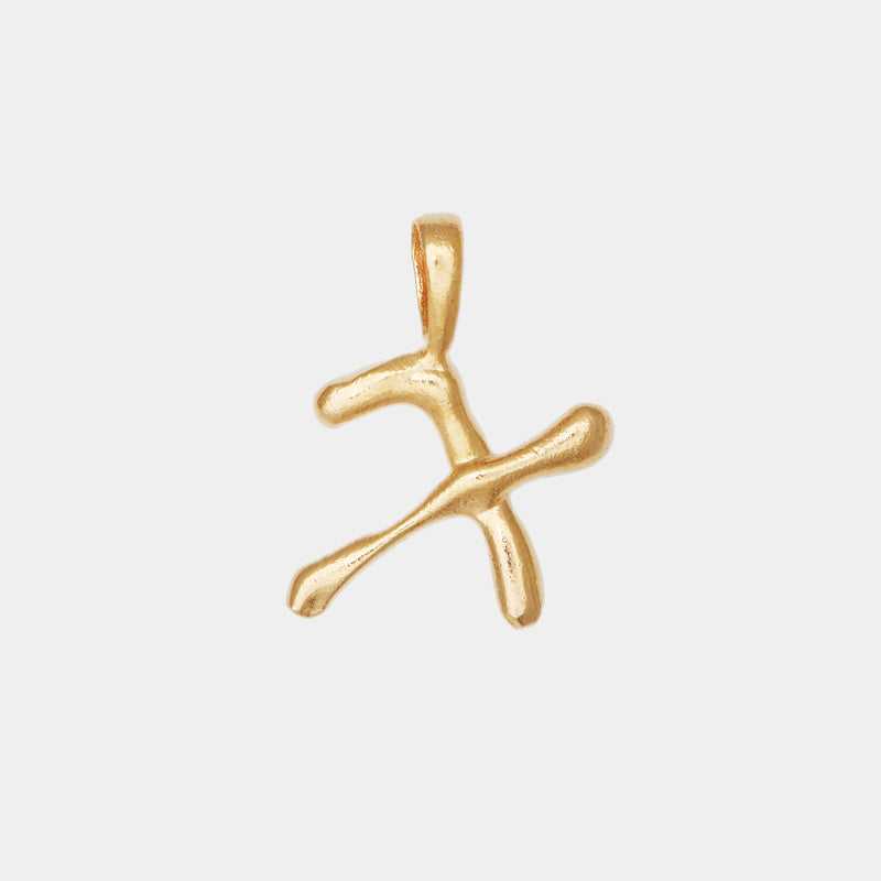 L'alphabet Corde Necklace in Gold