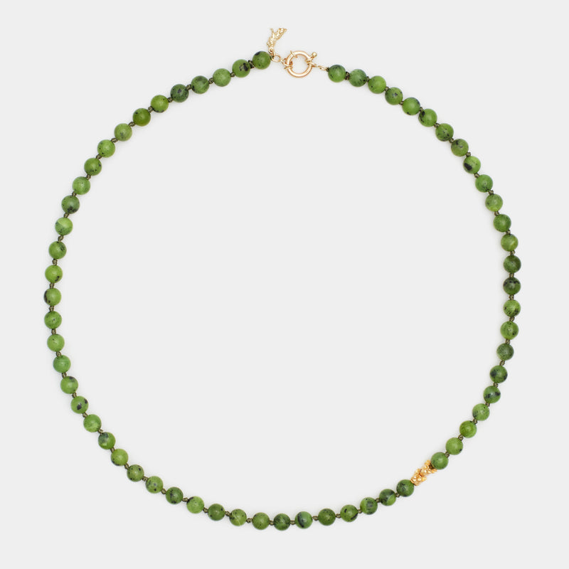 Petit Cian Stone Necklace in Gold