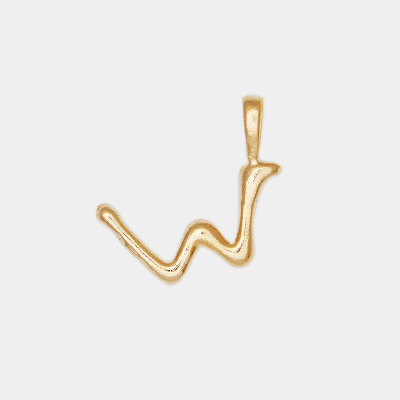 L'alphabet Corde Necklace in Gold