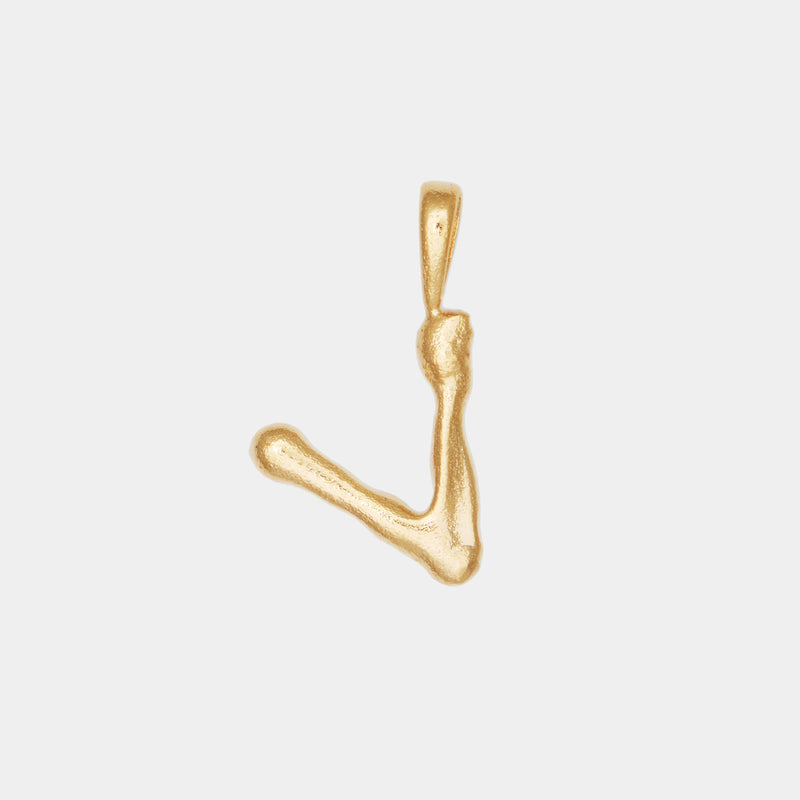 L'alphabet Corde Necklace in Gold