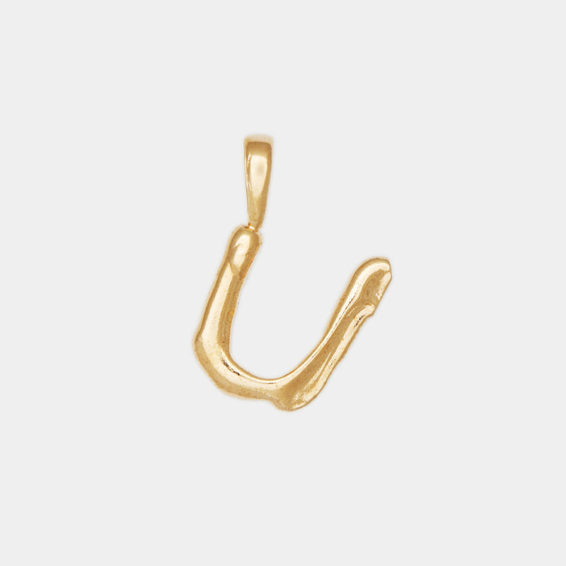 L'alphabet Corde Necklace in Gold