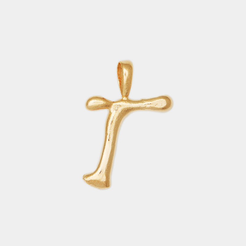 L'alphabet Corde Necklace in Gold