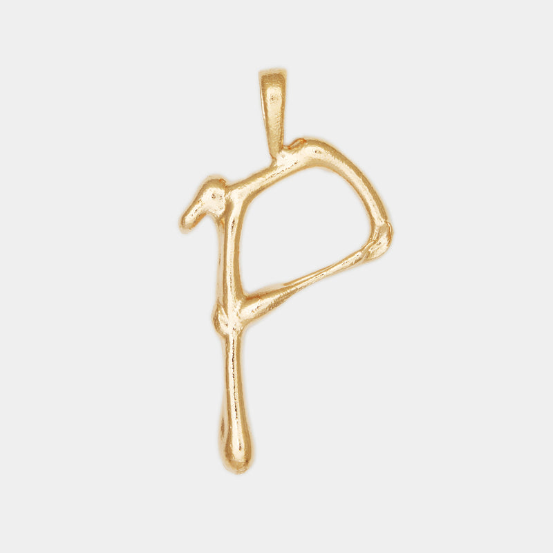 L'alphabet Corde Necklace in Gold