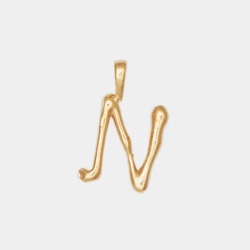 L'alphabet Corde Necklace in Gold