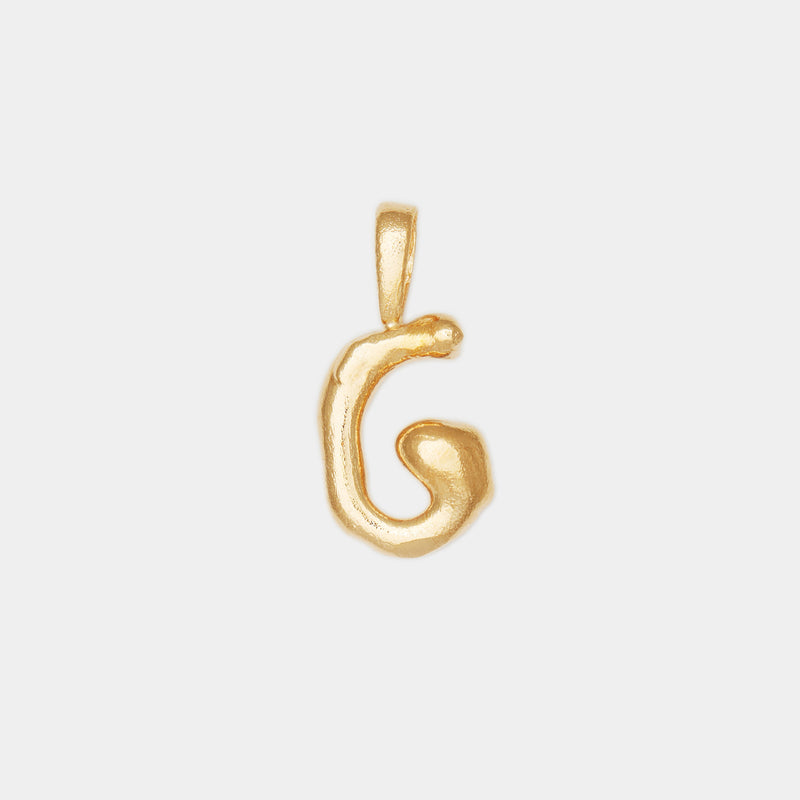 L'alphabet Corde Necklace in Gold