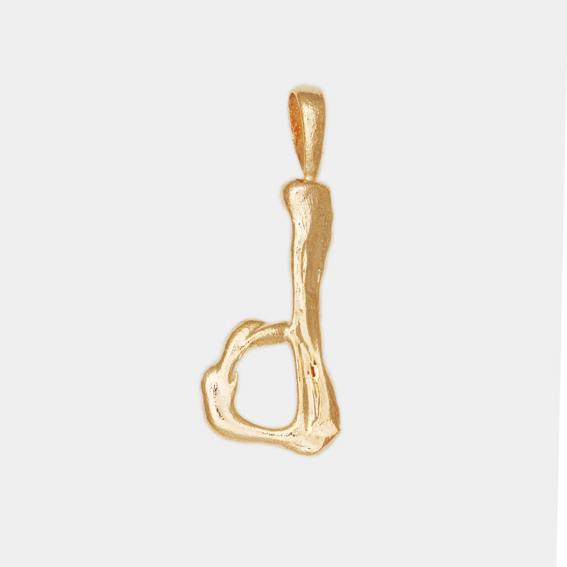 L'alphabet Corde Necklace in Gold