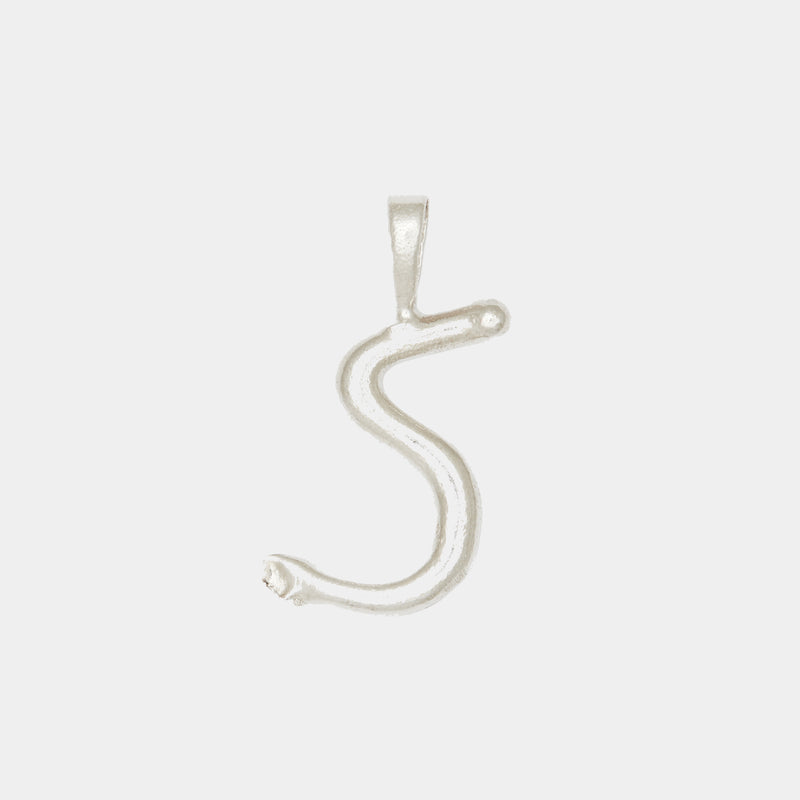 L'alphabet Corde Necklace in Silver