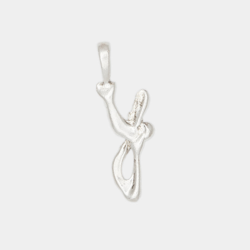 L'alphabet Corde Necklace in Silver