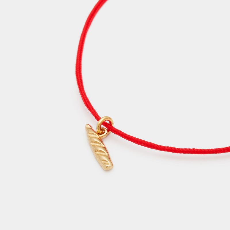 La Baguette Bracelet Cordon Rouge
