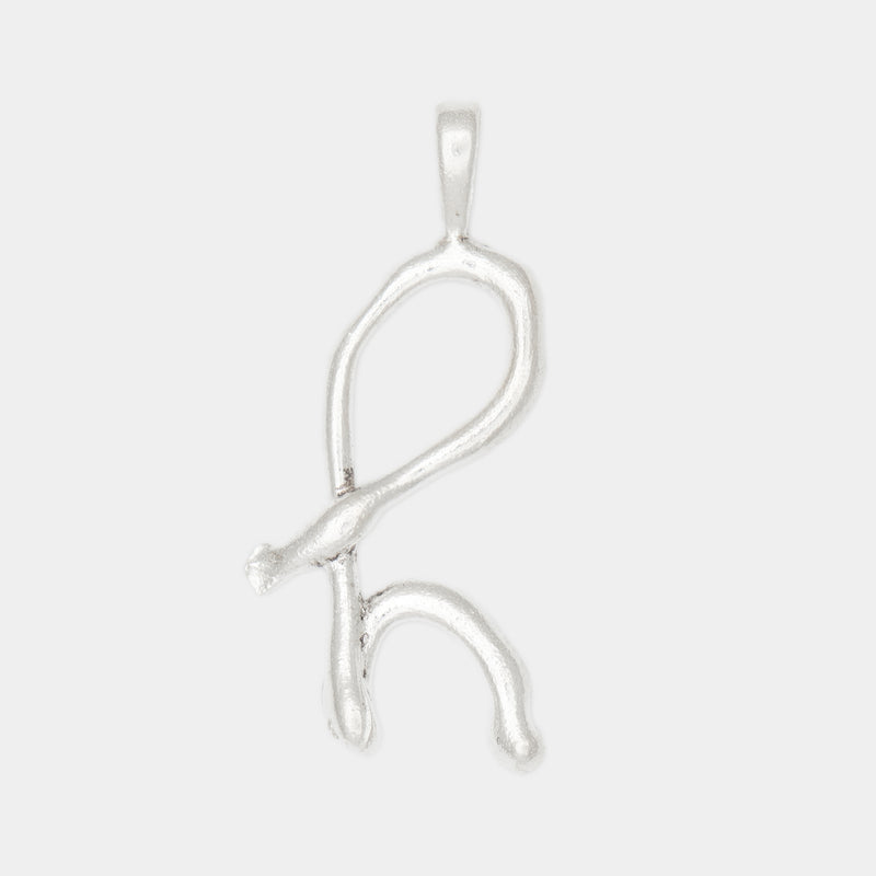 L'alphabet Corde Necklace in Silver