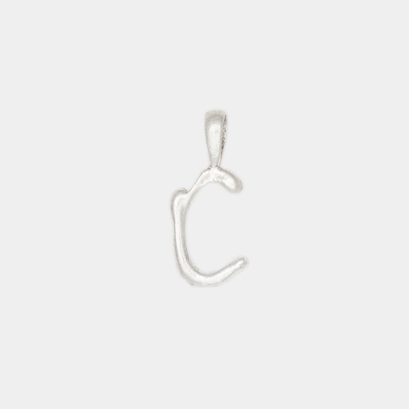 L'alphabet Corde Necklace in Silver