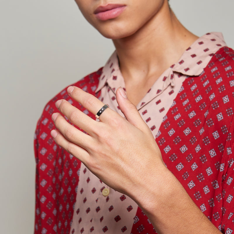 5mm Henchey Band Flat in Silver