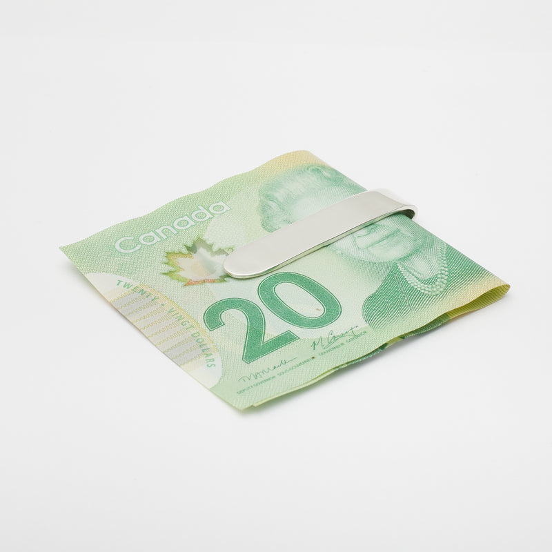 Pince à Billets avec ouverture en Argent