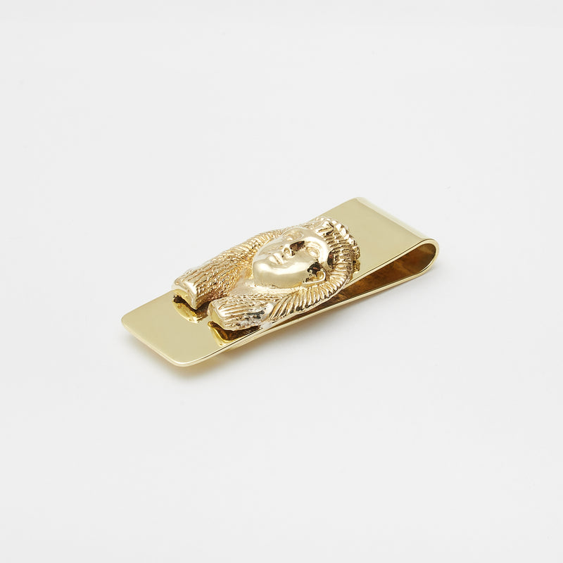 Cléo Money Clip in Brass