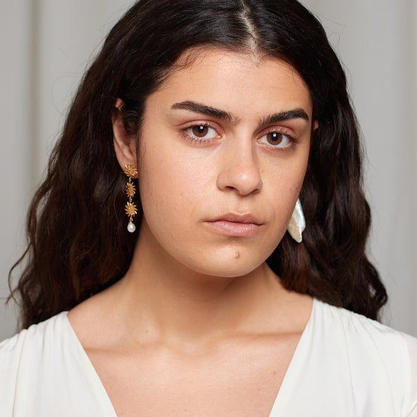 Solana Baroque Pearl Earrings
