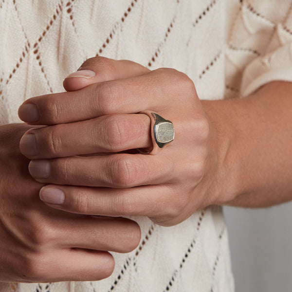 Bague Chevalière Alexandre en Argent