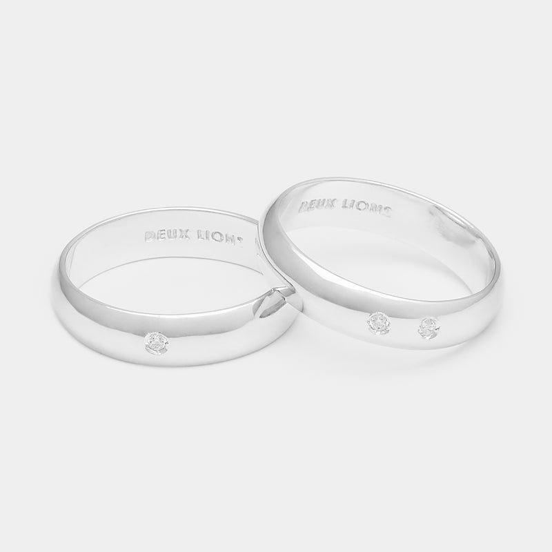 4mm Vintage Bombé Henchey Band in Silver