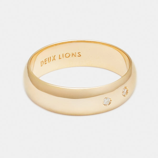 5mm Vintage Bombé Henchey Band in Gold