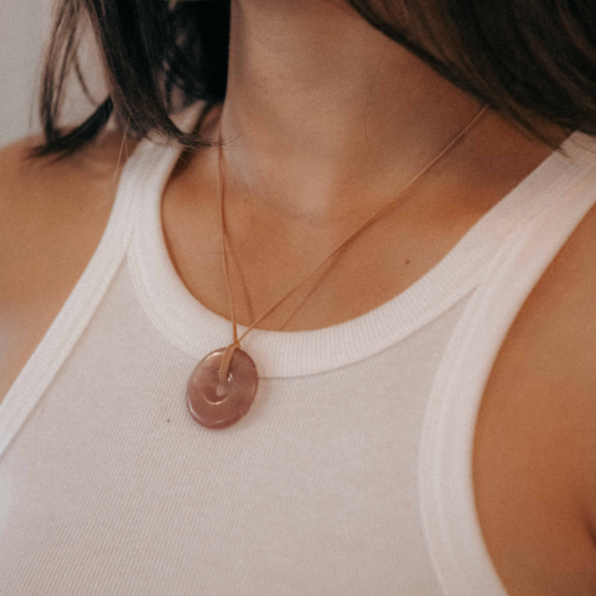 Ana Necklace in Beige