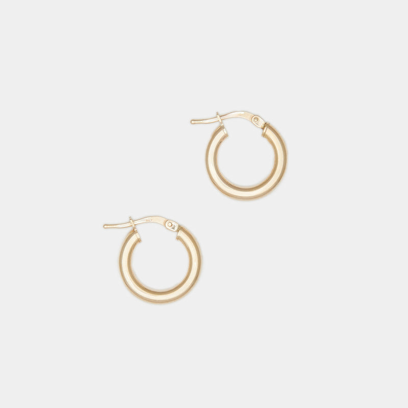 Baby Joan Hoops in Gold