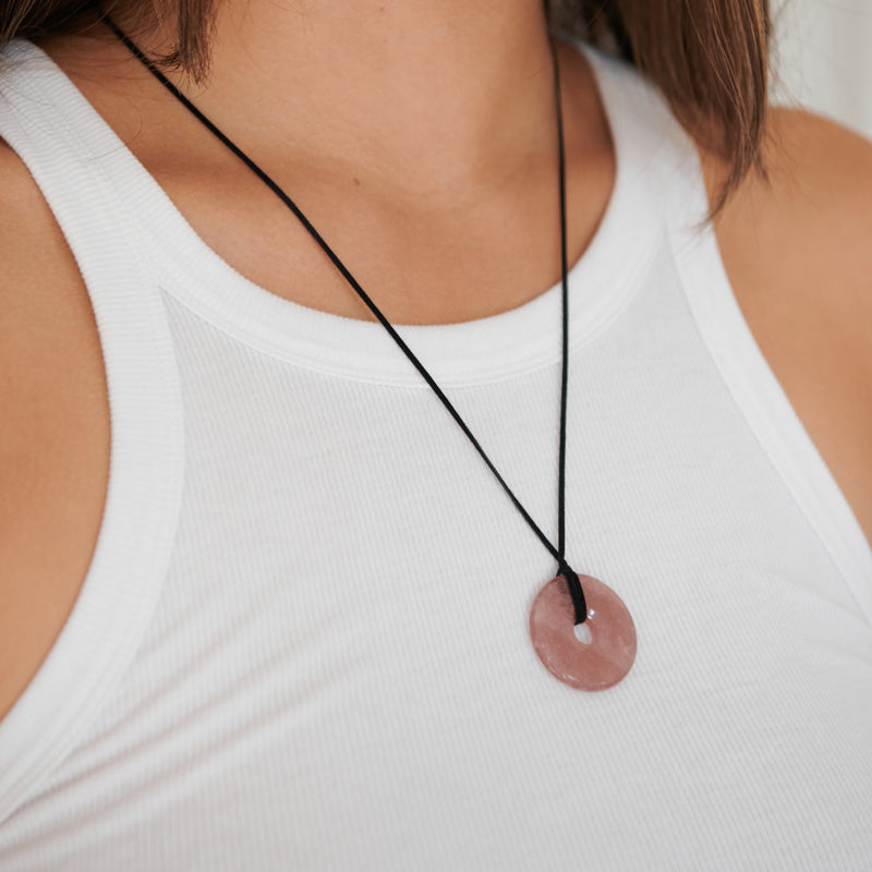 Ana Necklace in Black
