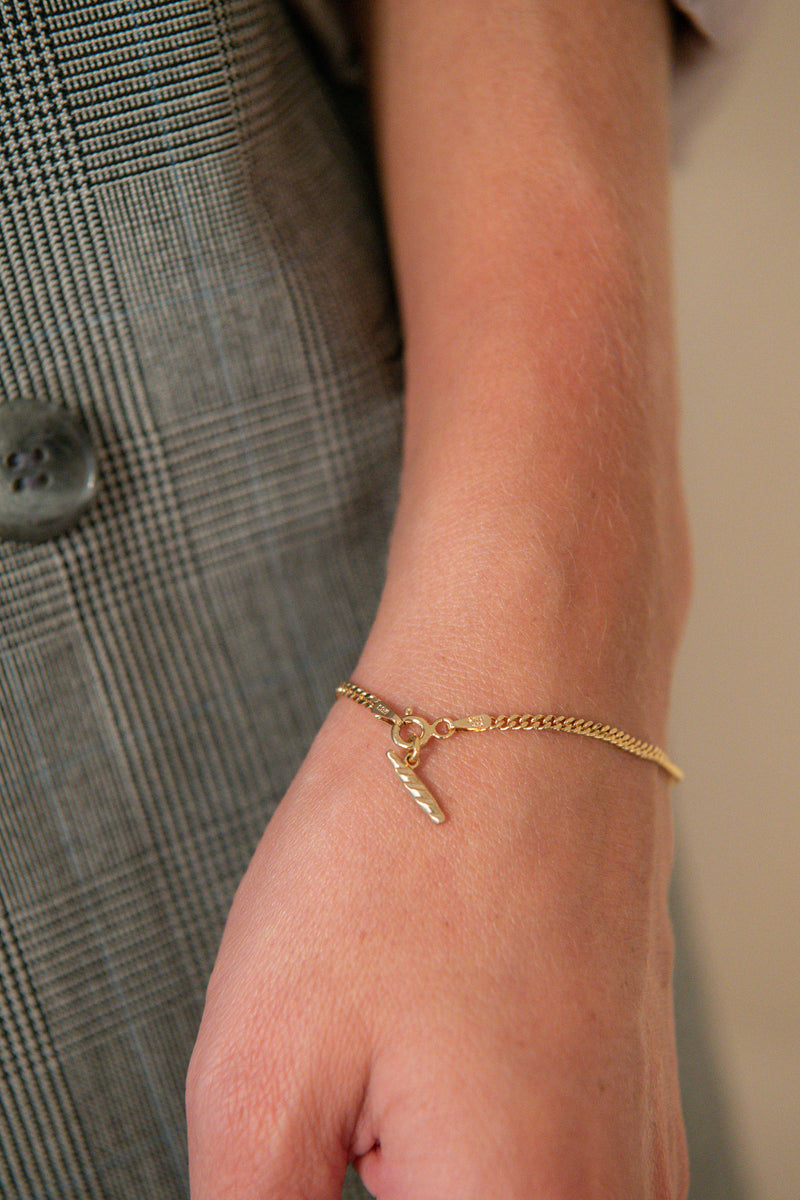 La Baguette Bracelet in Gold