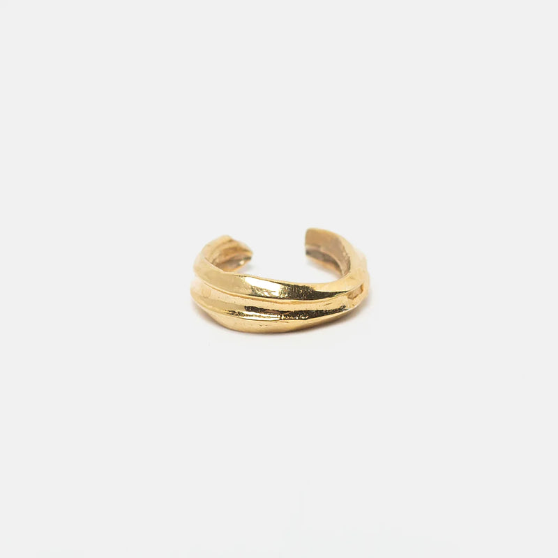 Edith Hoops and Cuff Duo in Gold
