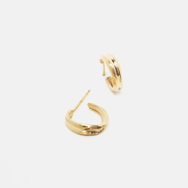 Edith Hoops and Cuff Duo in Gold