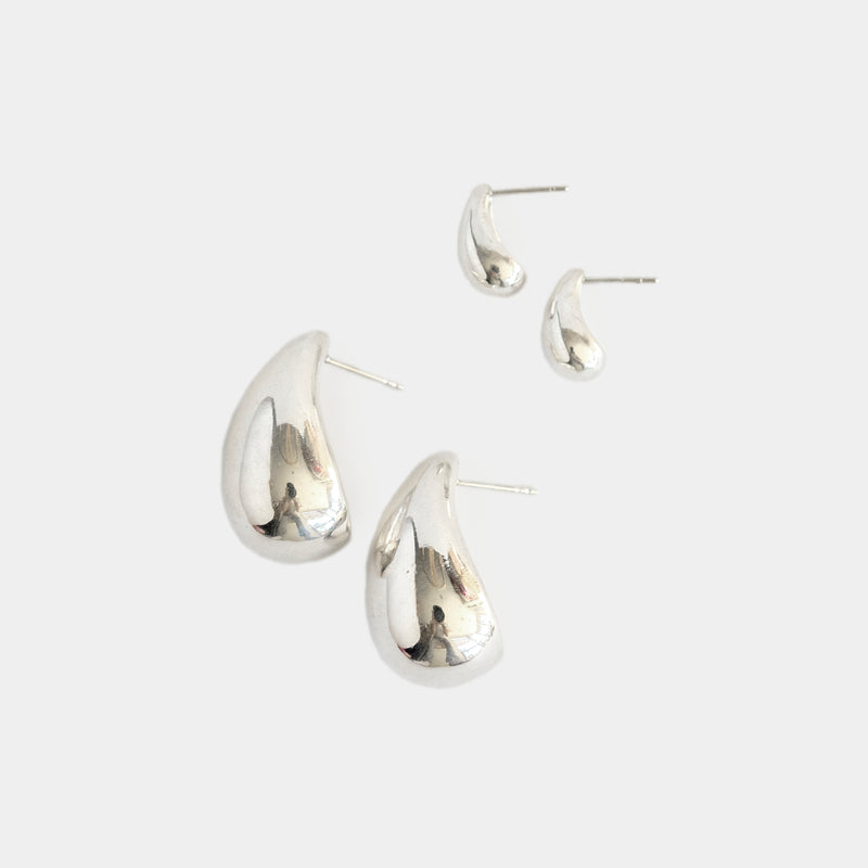 Mini Moondrop Earrings in Sterling Silver
