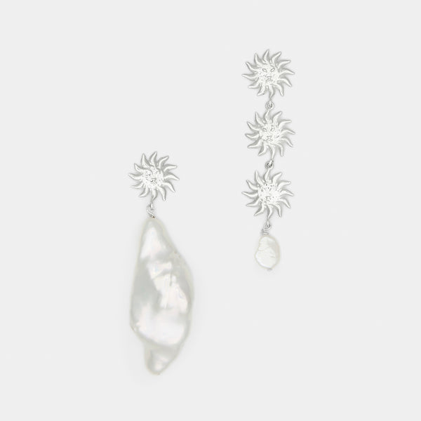 Boucles d'oreilles Solana Baroque Pearl