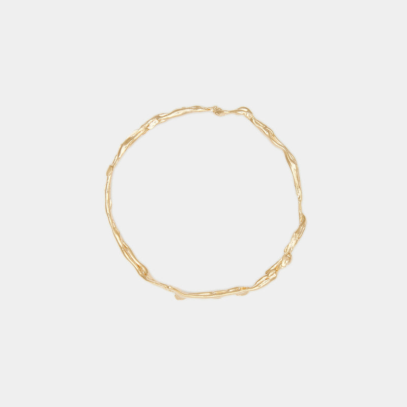 Terra Bangle in Solid Gold