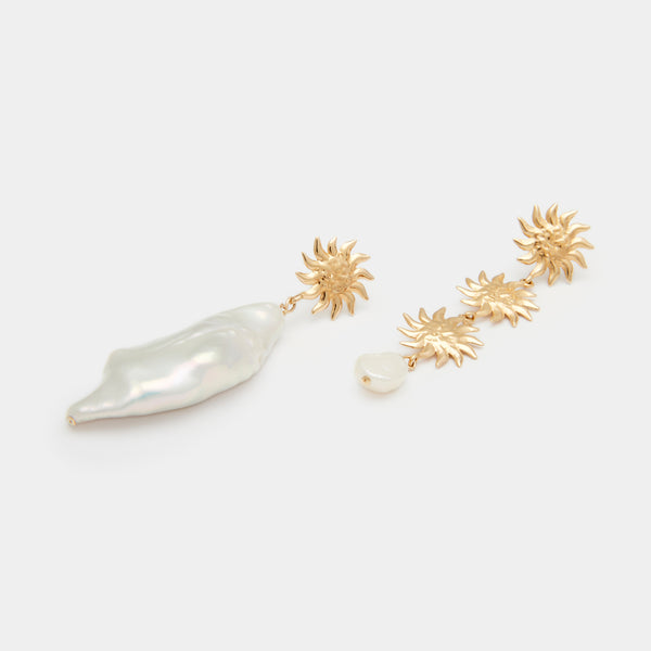 Boucles d'oreilles Solana Baroque Pearl