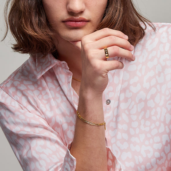 6mm Vintage Bombé Henchey Band in Gold