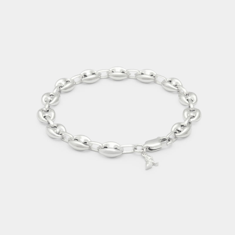 Port Link Bracelet in Silver