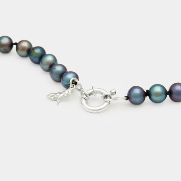 Petit Benjamin Pearl Necklace in Silver