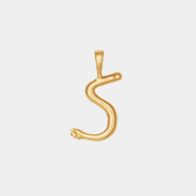 L'alphabet Corde Necklace in Gold